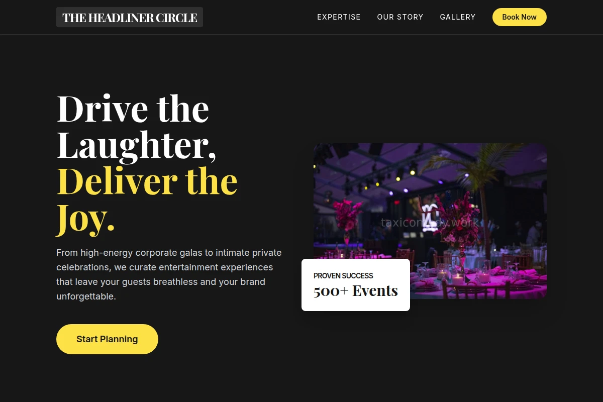 OneLiner Event Planning